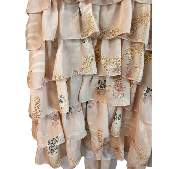 Eugenia Fernández Girl’s Ruffle Tiered Dress Size 10 - Picture 3 of 8